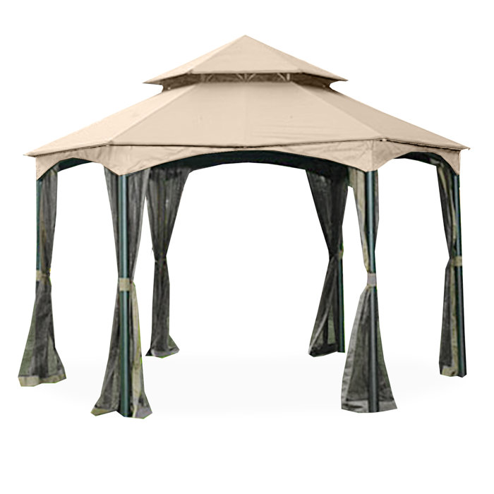 Garden Winds Southbay Hexagon Gazebo Replacement Canopy & Reviews Wayfair